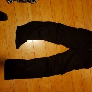 Black columbia zip pants